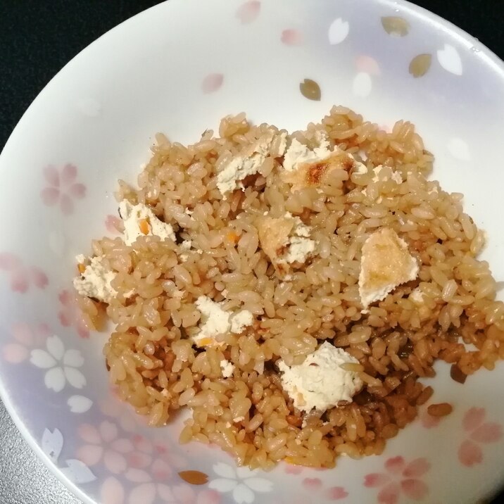 がんもどきde炊き込みご飯